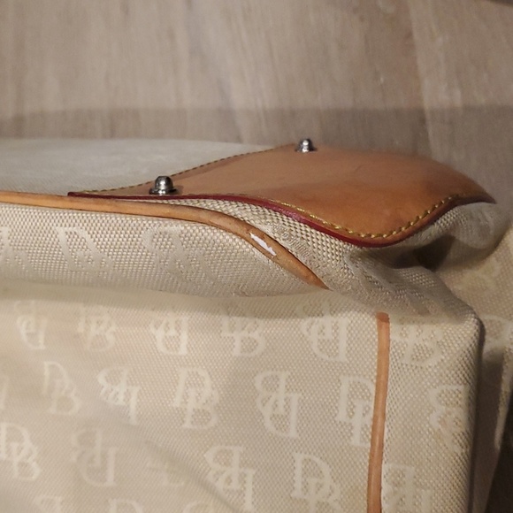 Vintage Dooney & Bourke Canvas Logo Signature Bag - Picture 9 of 11